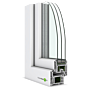 uPVC Window ThermoMax 8 AD Classic